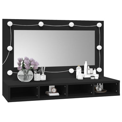 Coiffeuse avec LED noir