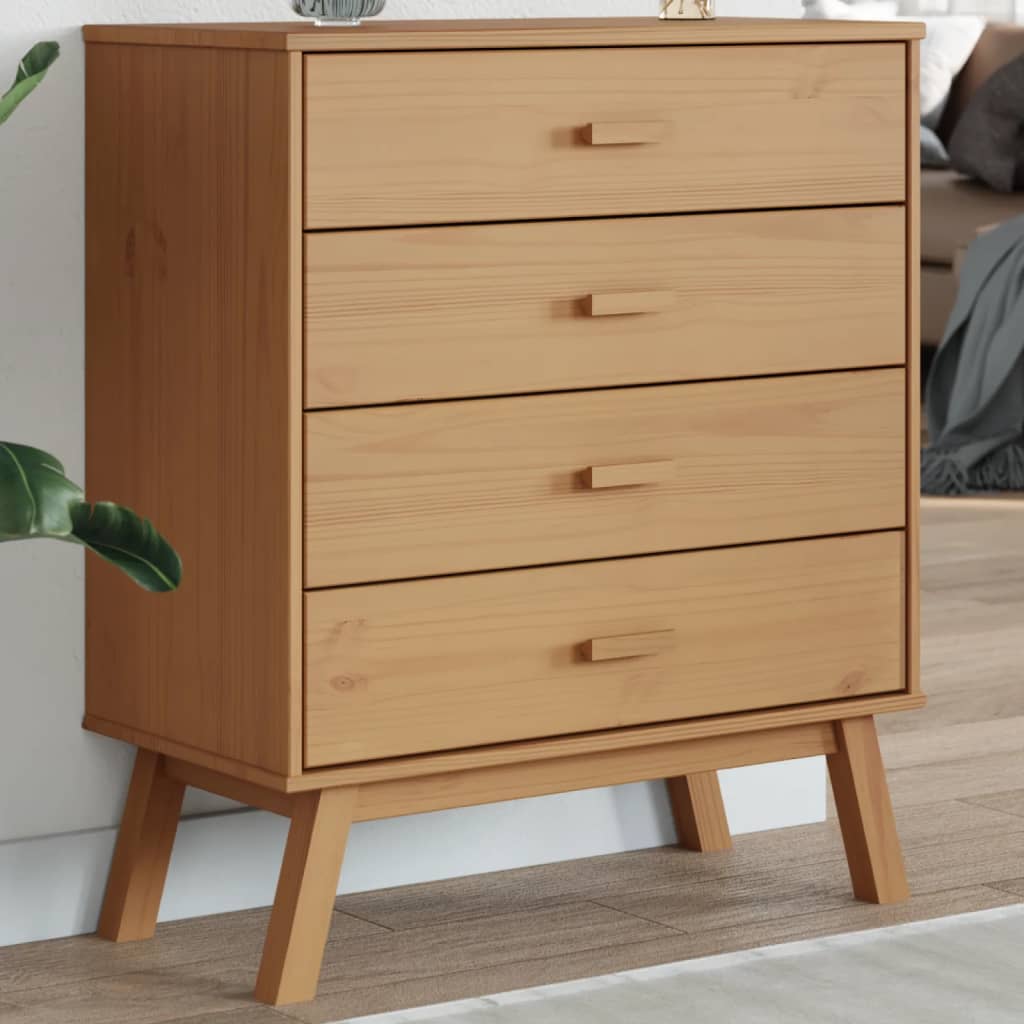 Kommode bei 4 alten Schubladen