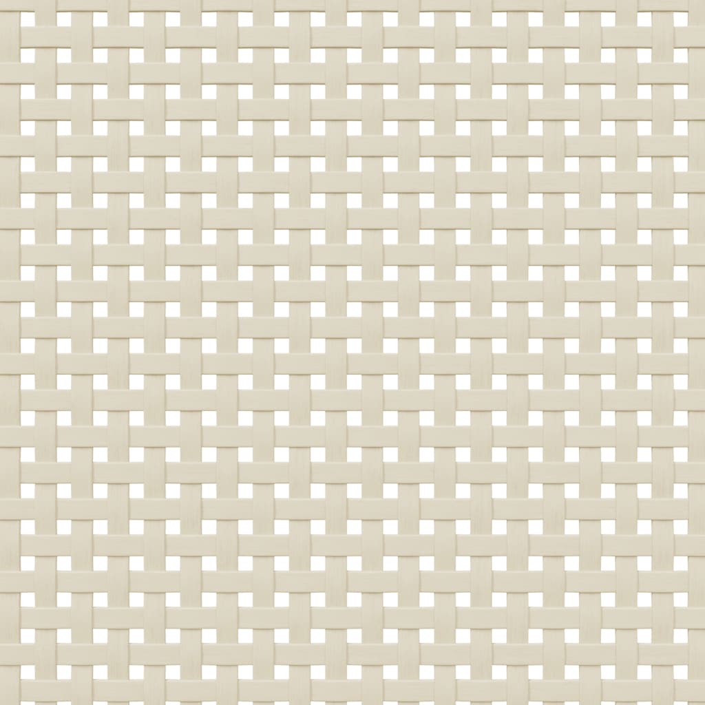 Meuble TV SENJA aspect rotin marron 106x40x49cm bois massif pin