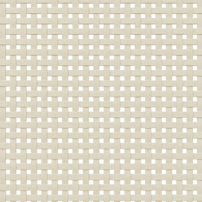 Meuble TV SENJA aspect rotin marron 106x40x49cm bois massif pin