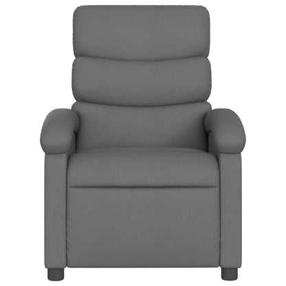 Fauteuil inclinable Gris foncé Tissu