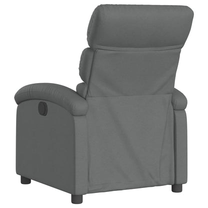 Fauteuil inclinable Gris foncé Tissu