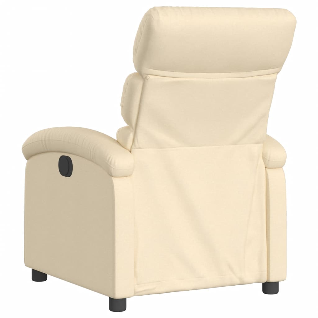 Fauteuil inclinable Crème Tissu