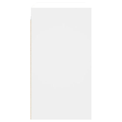 Wall cabinet with white glass doors 68x37x68.5 cm