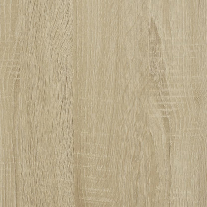 Cabinet laterale con porte di vetro in quercia Sonoma 69x37x100 cm