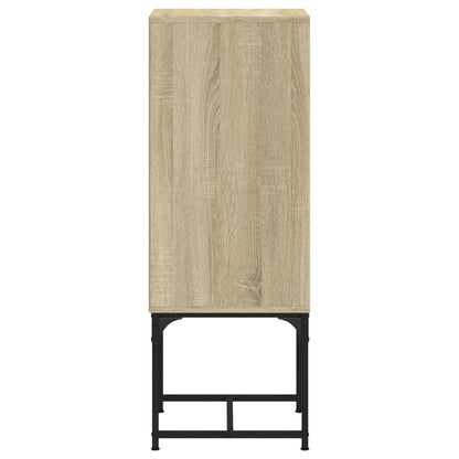 Cabinet laterale con Sonoma Oak Glass Door 35x37x100 cm