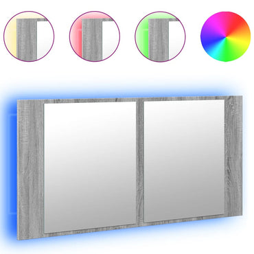 Sonoma Grey LED BAGNATO BAGNA 90X12X45 CM