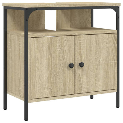 Sonoma oak bathroom sink 60x30x60 cm