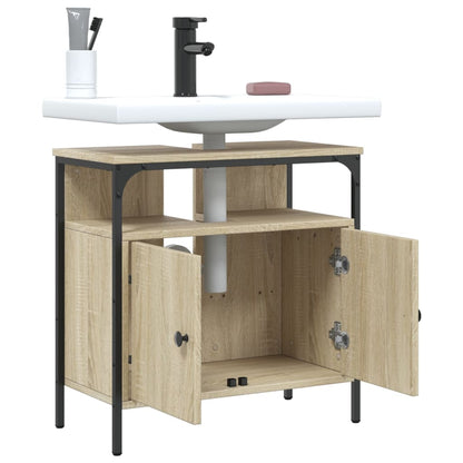 Sonoma oak bathroom sink 60x30x60 cm