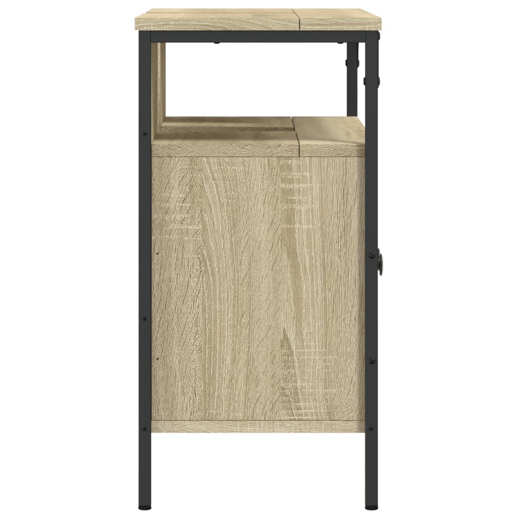 Sonoma oak bathroom sink 60x30x60 cm