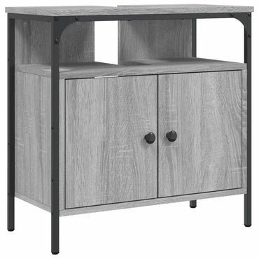 Sonoma Grey 60x30x60 cm Armadio per lavandino da bagno
