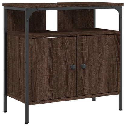 Armadio del bagno Oak marrone 60x30x60 cm