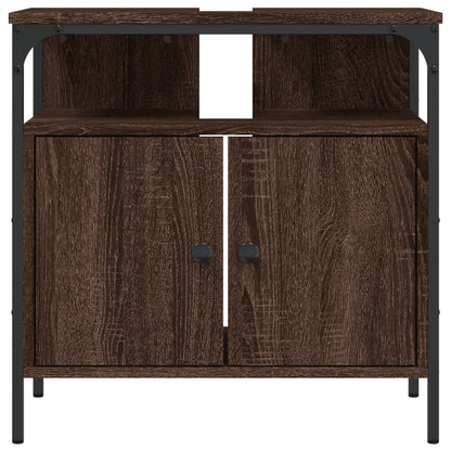 Armadio del bagno Oak marrone 60x30x60 cm