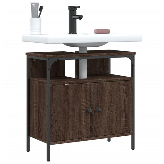 Armadio del bagno Oak marrone 60x30x60 cm