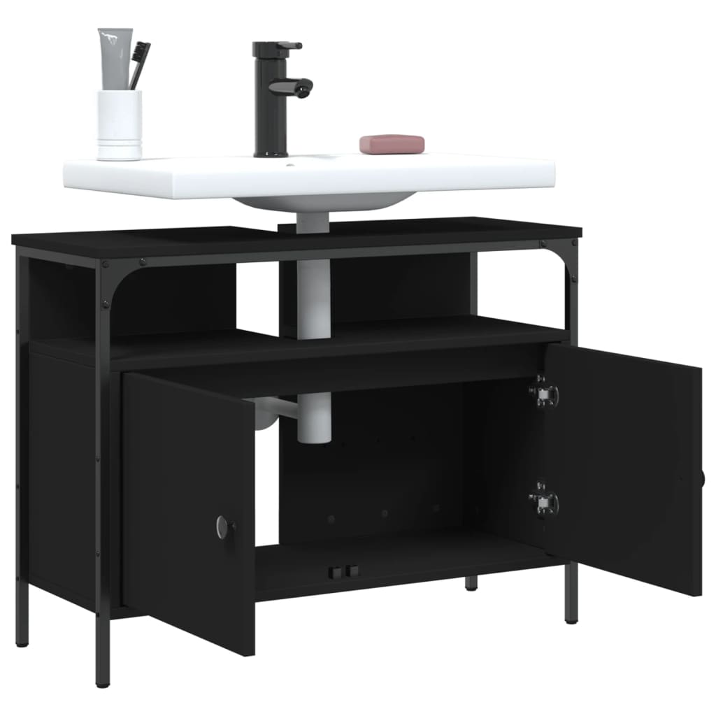 Black bathroom sink 60x30x60 cm