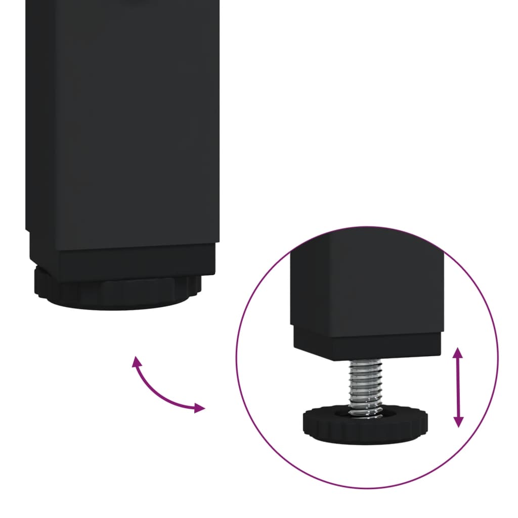 Black bathroom sink 60x30x60 cm