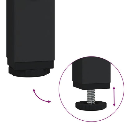 Black bathroom sink 60x30x60 cm