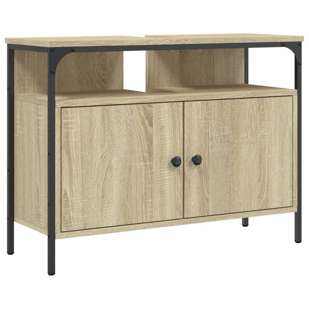 Sonoma oak bathroom sink 60x30x60 cm