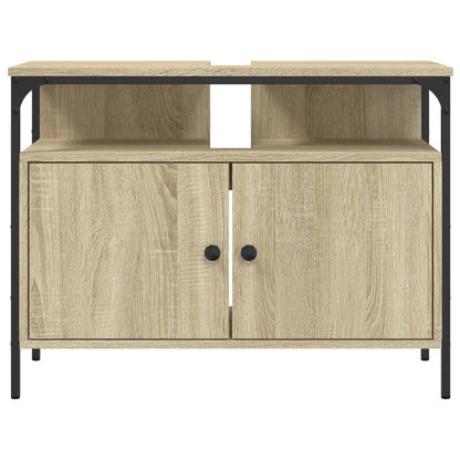 Sonoma oak bathroom sink 60x30x60 cm