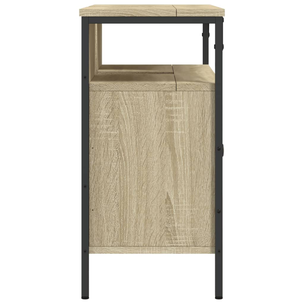 Sonoma oak bathroom sink 60x30x60 cm