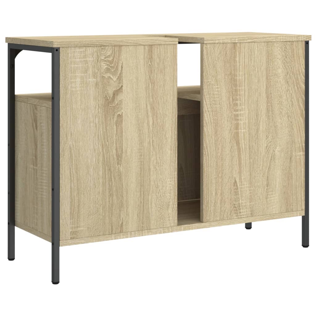 Sonoma oak bathroom sink 60x30x60 cm