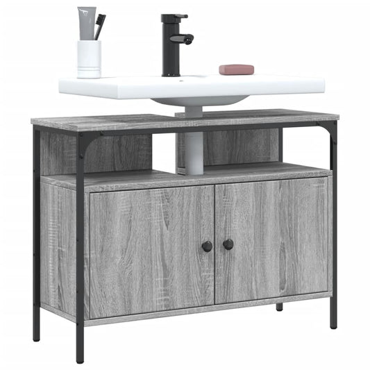 Sonoma Grey 60x30x60 cm Armadio per lavandino da bagno
