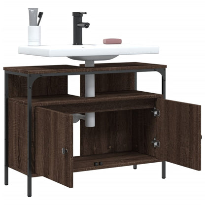 Armadio del bagno Oak marrone 60x30x60 cm