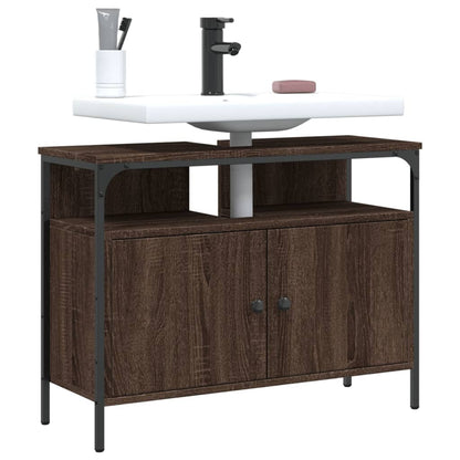 Armadio del bagno Oak marrone 60x30x60 cm