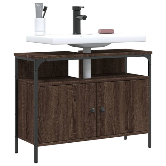 Armadio del bagno Oak marrone 60x30x60 cm