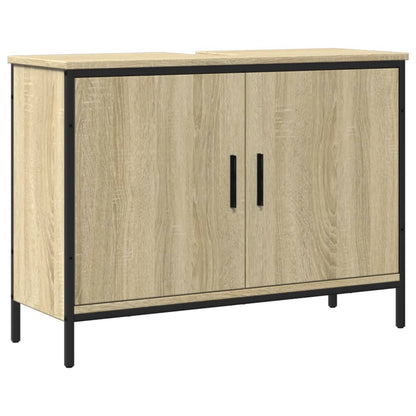 Sonoma oak bathroom sink 80x30x60 cm
