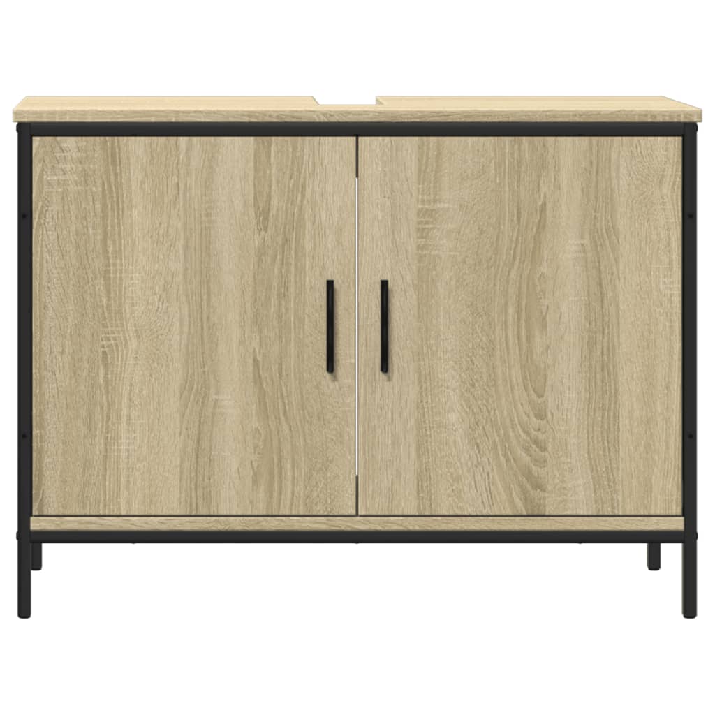 Sonoma oak bathroom sink 80x30x60 cm