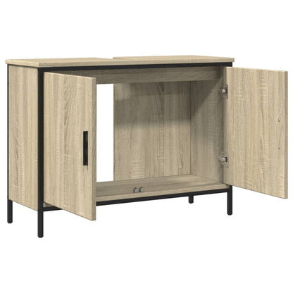Sonoma oak bathroom sink 80x30x60 cm
