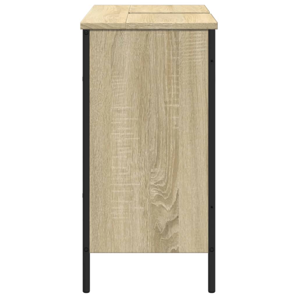 Sonoma oak bathroom sink 80x30x60 cm