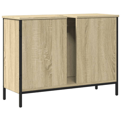 Sonoma oak bathroom sink 80x30x60 cm