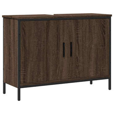 Armadio del bagno Oak marrone 80x30x60 cm