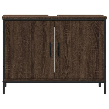 Armadio del bagno Oak marrone 80x30x60 cm