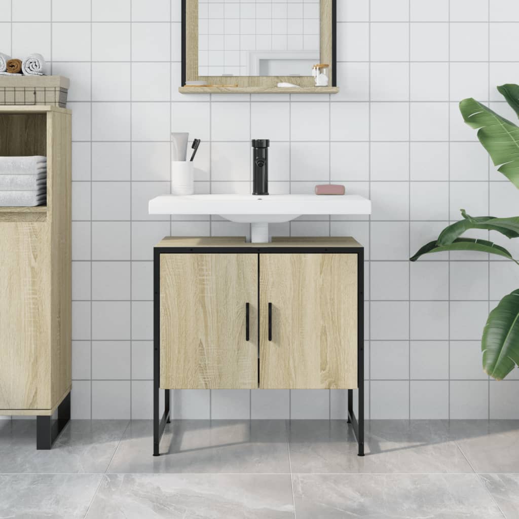 Sonoma Oak Bad Waschbecken 60x33x60 cm