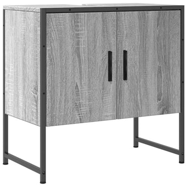 Sonoma Grey 60x33x60 cm Armadio per lavandino da bagno
