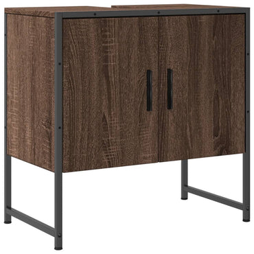 Armadio del bagno Oak marrone 60x333x60 cm
