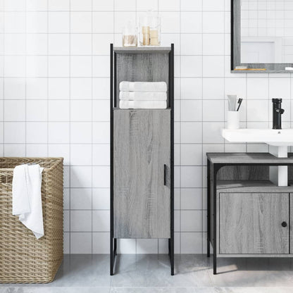 Armadio da bagno grigio Sonoma 33x33x120.5 cm