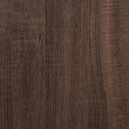 Mobile da bagno in rovere marrone 33x33x120.5 cm