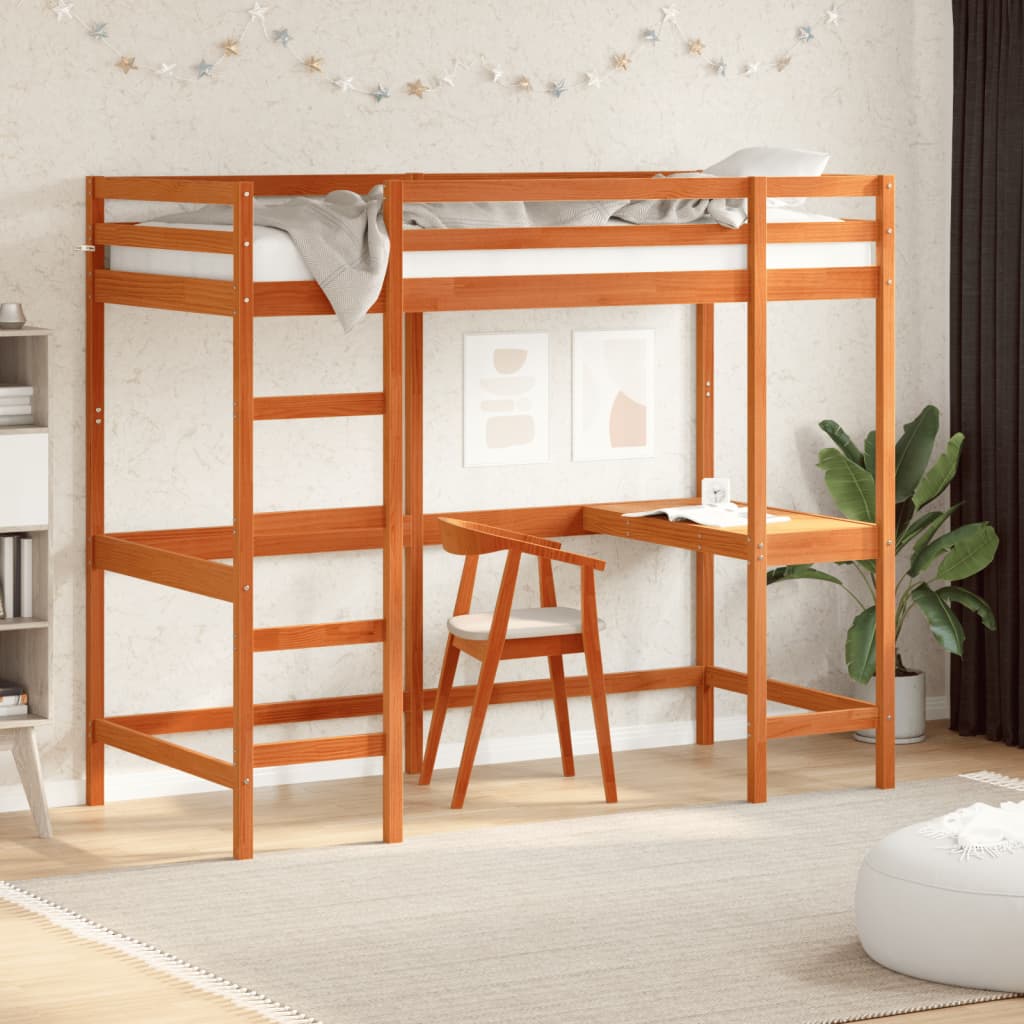 MEZZANINE CACA COM EXERECIDO BEM BROWN Wood Solid Study