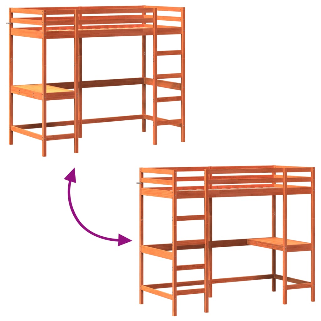 MEZZANINE CACA COM EXERECIDO BEM BROWN Wood Solid Study
