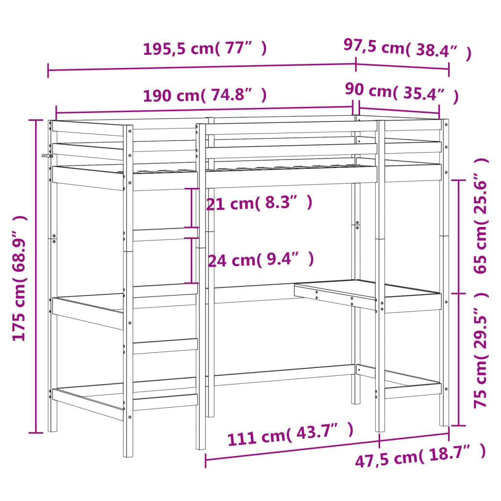 MEZZANINE CACA COM EXERECIDO BEM BROWN Wood Solid Study