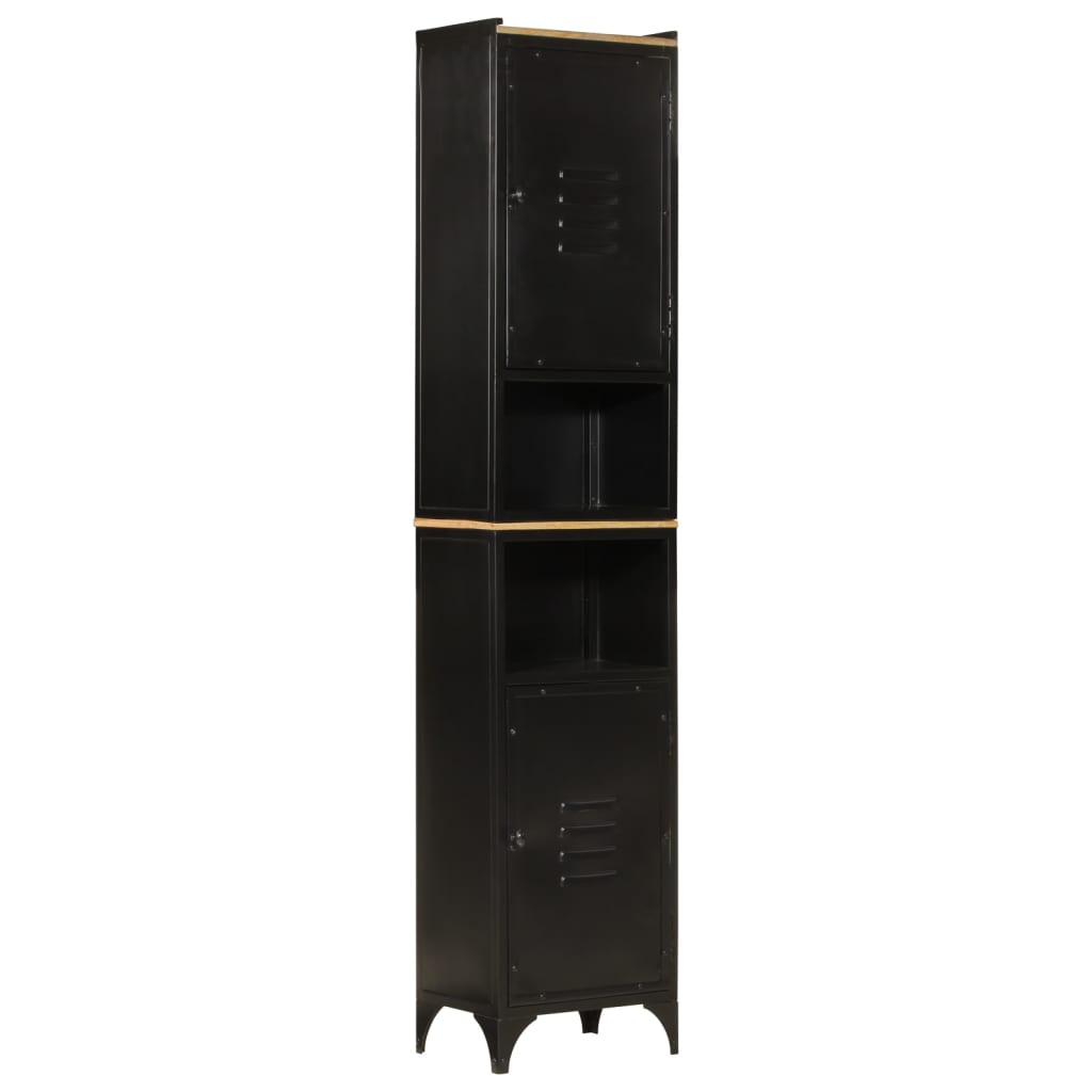 40x27x180 cm di ferro e mobile da bagno in legno di mango