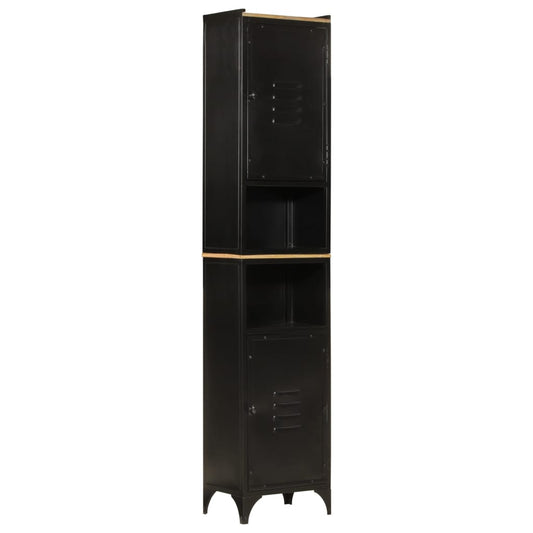40x27x180 cm di ferro e mobile da bagno in legno di mango