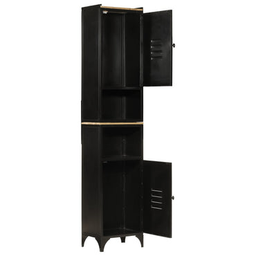 40x27x180 cm di ferro e mobile da bagno in legno di mango