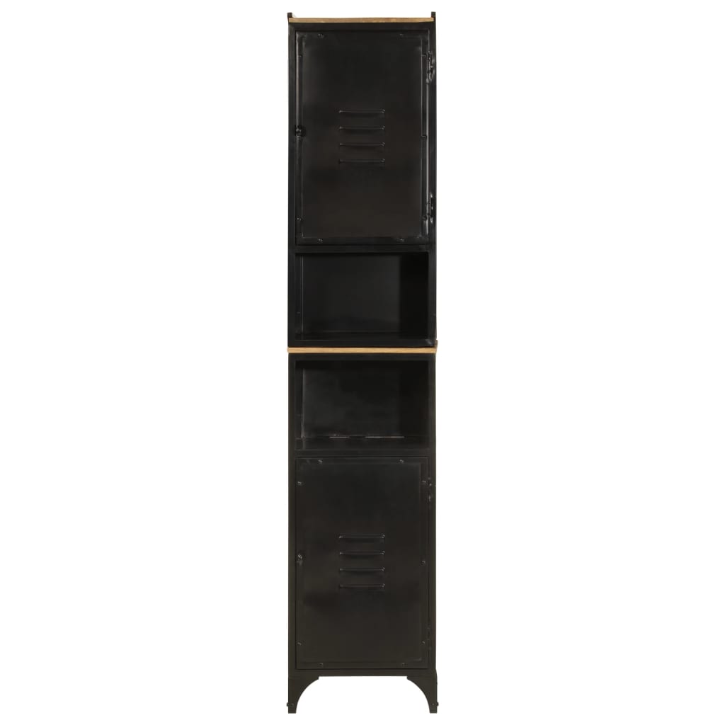 40x27x180 cm di ferro e mobile da bagno in legno di mango