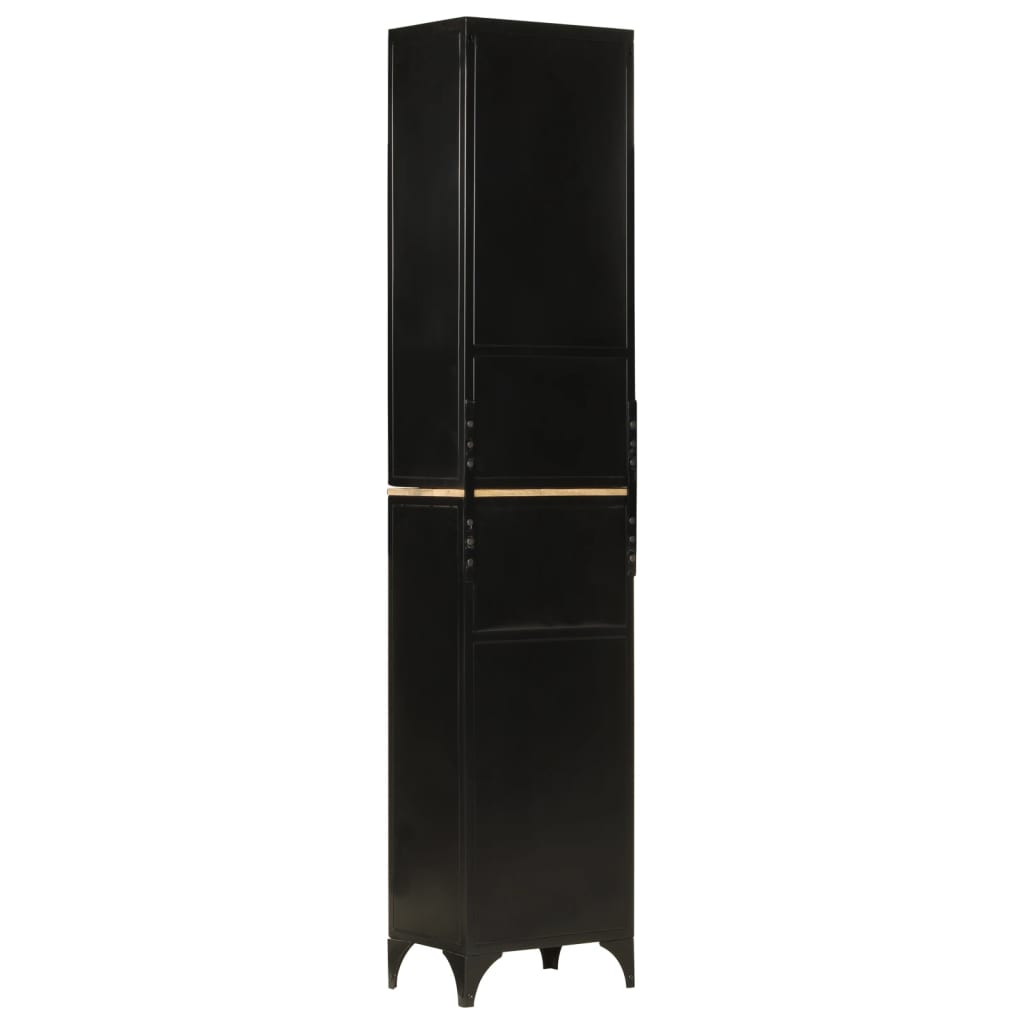 40x27x180 cm di ferro e mobile da bagno in legno di mango