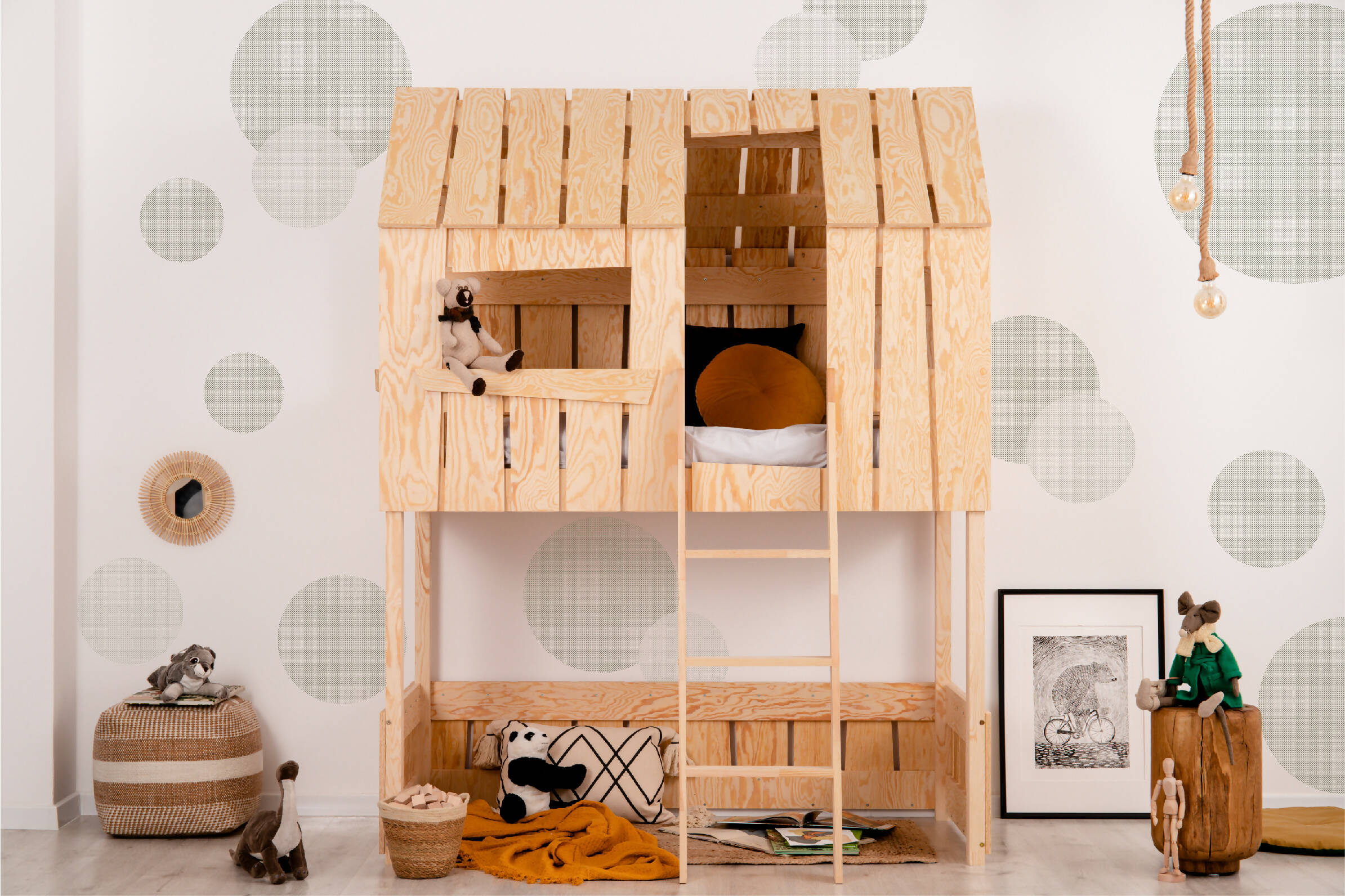 Lit Cabane Mezzanine Belo 4